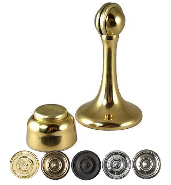 3 Inch Wall Magnetic Door Stop in Several Finishes