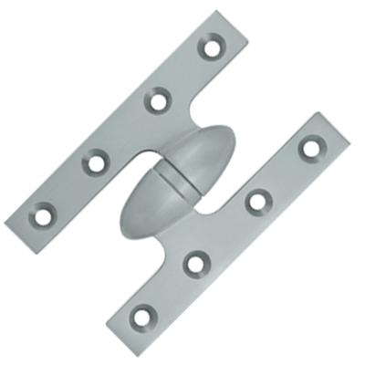 5 Inch x 3 1/4 Inch Solid Brass Olive Knuckle Hinge