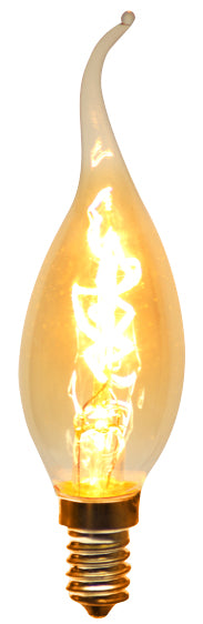 5 Inch Flame Tip Candleabra Bulb European Base 25 Watt