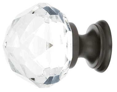 Emtek Diamond Crystal Glass Cabinet & Furniture Knob