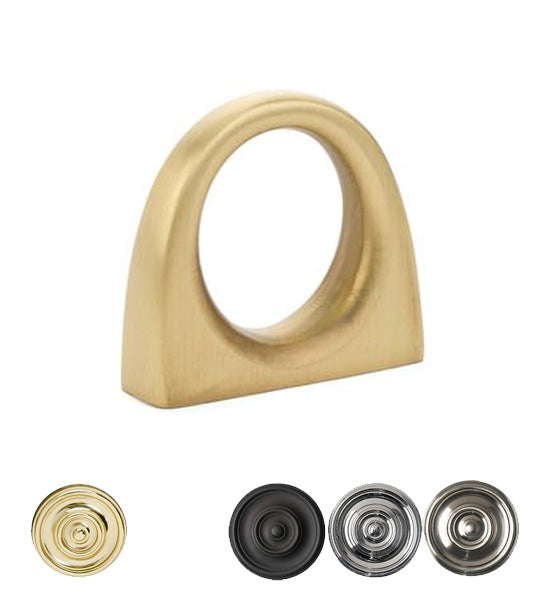 Emtek Solid Brass Ring Cabinet & Furniture Knob