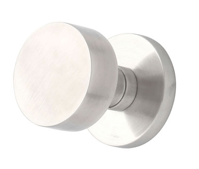 Cast Stainless Steel Round Door Knob with Round Plate