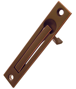 4 Inch Solid Brass Edge Pull with Screws in Several Finishes