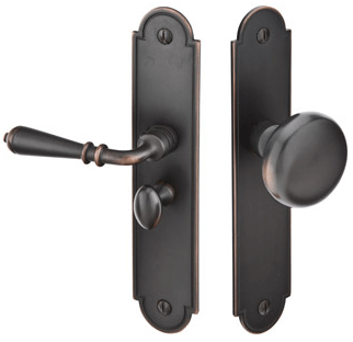 6 Inch Solid Brass Screen Door Lock with Arch Style