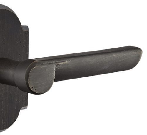 Sandcast Aurora Lever With Arched Rosette