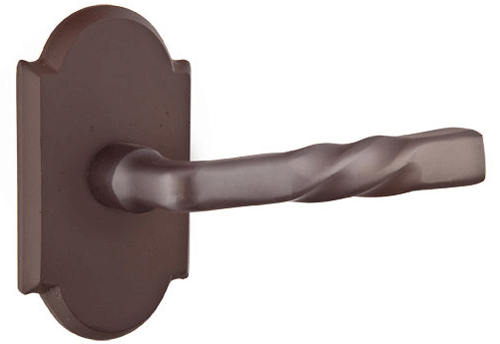 Sandcast Montrose Lever With Arched Rosette