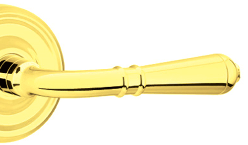 Emtek Solid Brass Turino Lever With Regular Rosette