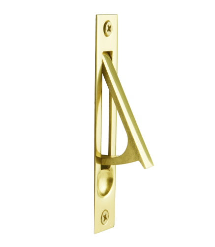 4 Inch Solid Brass Edge Pull with Screws