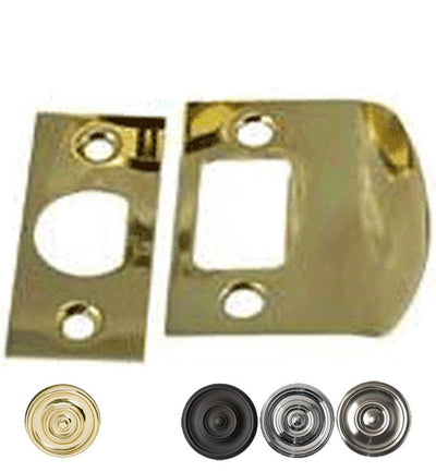 Solid Brass Standard Strike Plate and Face Plate