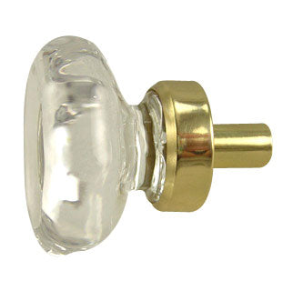 Crystal Clear Octagon Old Town Cabinet & Furniture Knob