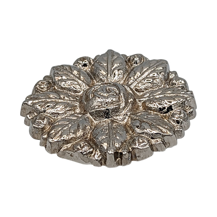 ##Antique Hardware## Large Oversized Flower & Petal Solid Brass Cabinet & Furniture Knob