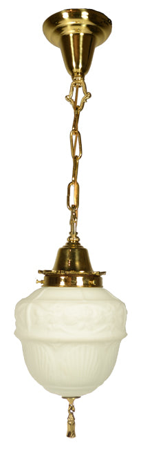 27 3/4 Inch Colonial Revival Style Chain Pendant Light