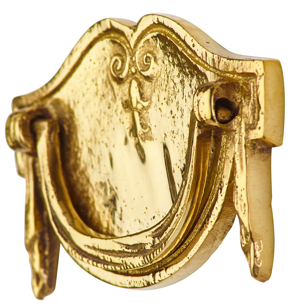 2 5/8 Inch Traditional Solid Brass Bail Pull