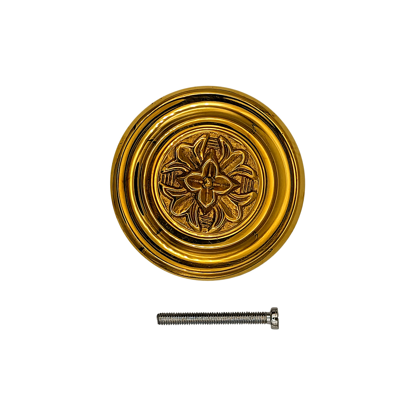 3 3/8 Inch Fleur De Lis French Oversized Knob (Several Finishes Available)