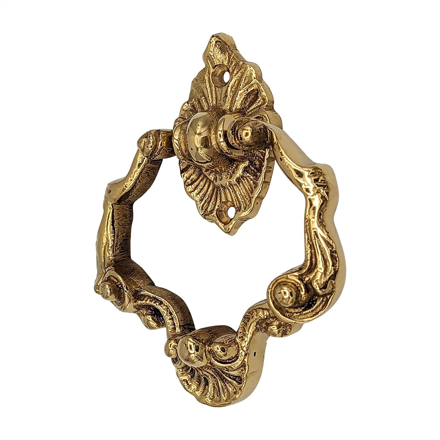 4 Inch Ornate Shell Pattern Ring Pull