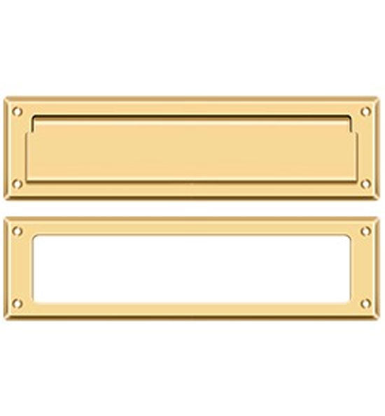 Magazine Size Front Door Mail Slot in Several Finishes