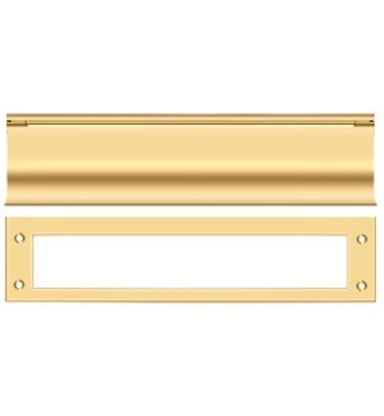 13 Inch Brass Mail & Letter Flap Slot in Several Finishes