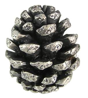 Solid Pewter Pine Cone Cabinet & Furniture Knob