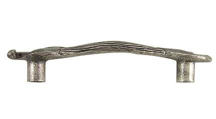 ##Antique Hardware## 5 1/4 Inch (4 Inch c-c) Antique Pewter Calla Lily Pull