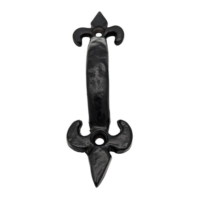 4 1/4 Inch Solid Brass Colonial Style Pull (Flat Black Finish)
