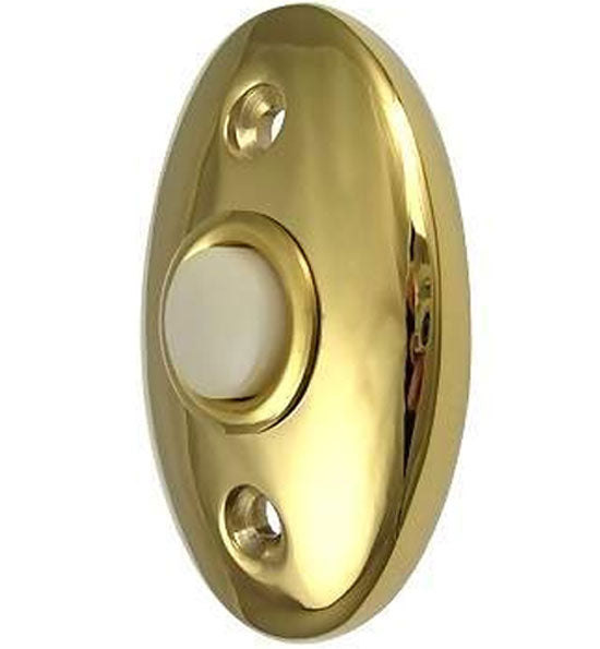 2 3/8 Inch Solid Brass Door Bell Button