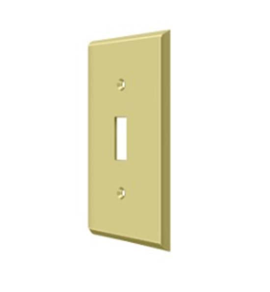 4 1/2 Inch Solid Brass Traditional Switch Plate