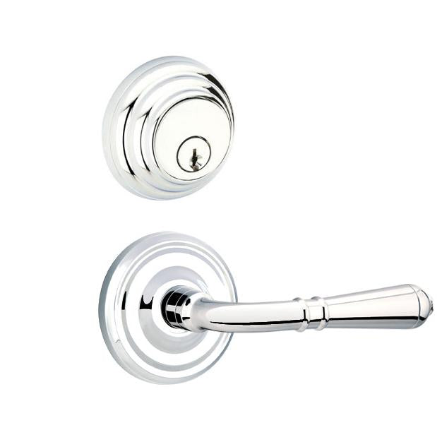 Emtek Regular Low Profile Entryway Set with Turino Lever (Several Finishes Available)
