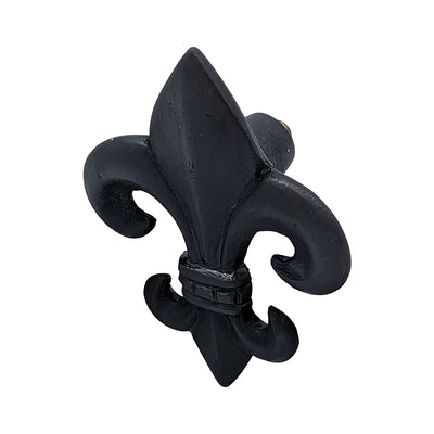 ##Antique Hardware## 2 5/8 Inch Large Oversized Antique Fleur de Lis Cabinet & Furniture Knob (Several Finishes Available)