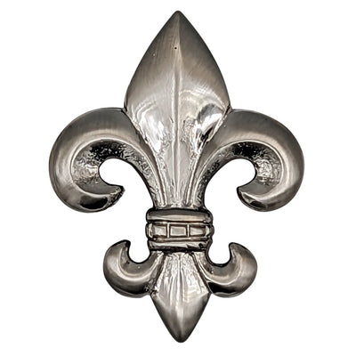 ##Antique Hardware## 2 5/8 Inch Large Oversized Antique Fleur de Lis Cabinet & Furniture Knob (Several Finishes Available)