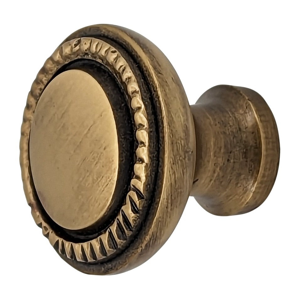 Polished Brass Beaded Knob Finial