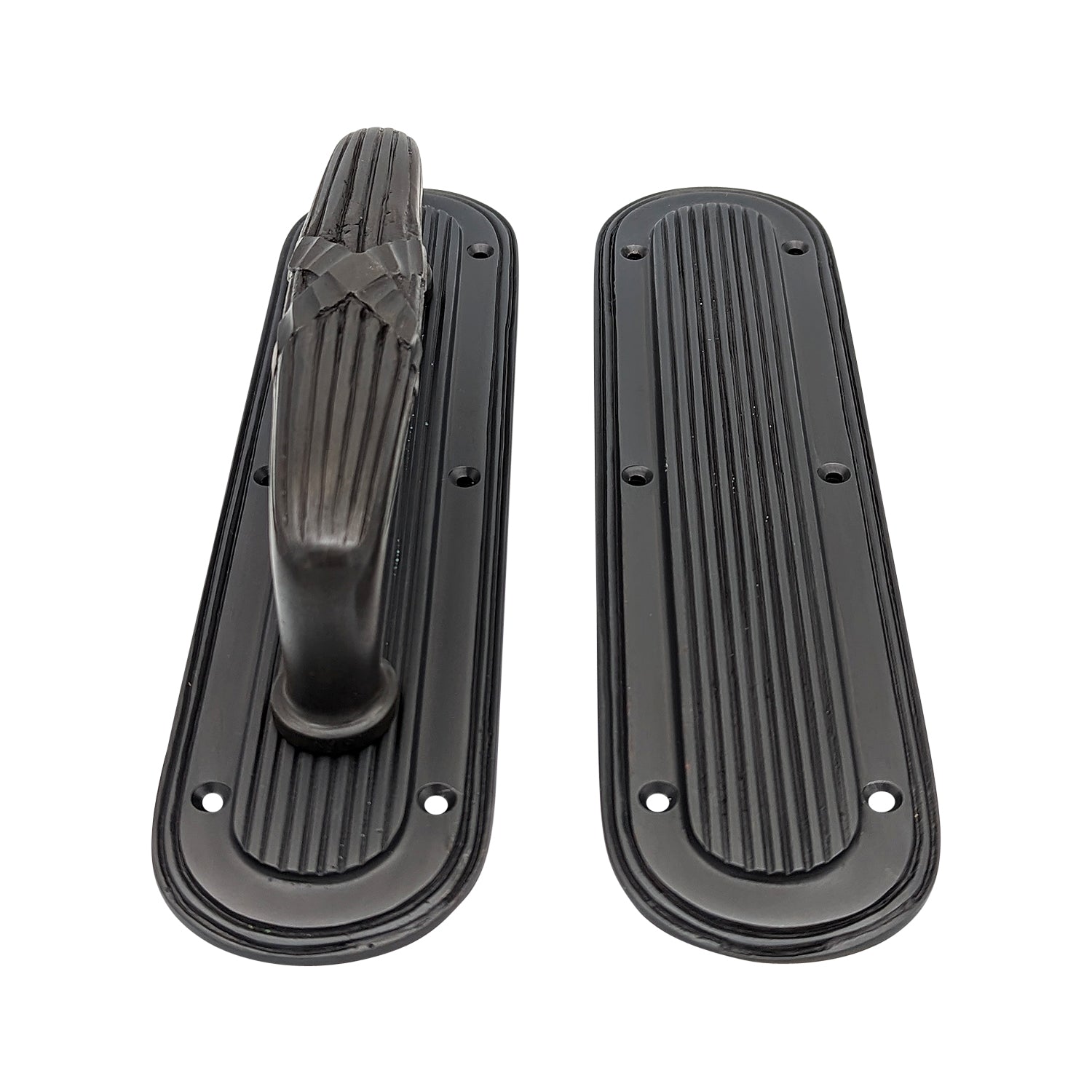 Antique Hardware 10 1/2 Inch Art Deco Style Door Pull and Push