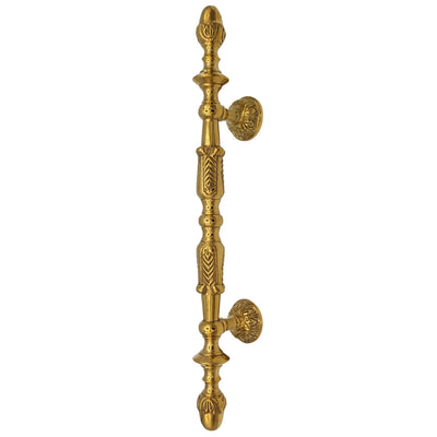 Solid Brass French Empire Door Pull Ornate Large Antique