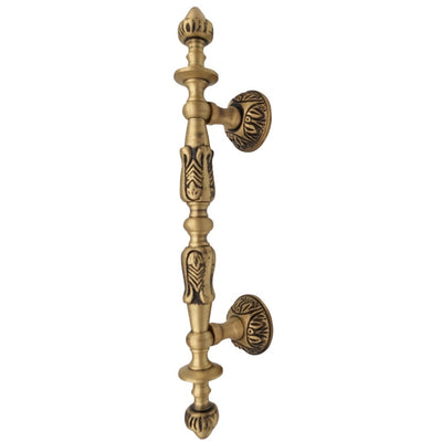8 Inch (4 1/2 Inch C-C) Solid Brass French Empire Door Pull