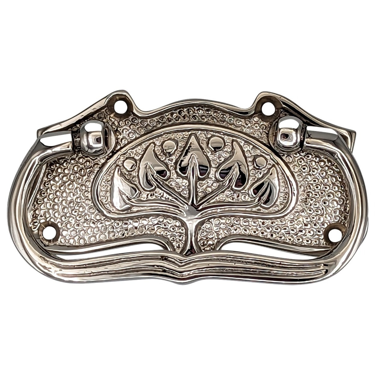 3 3/4 Inch Tree of Life Leaf Pattern Solid Brass Drawer Pull