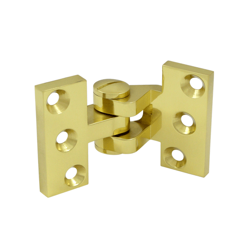 2 1/2 x 3 3/4 Inch Solid Brass Intermediate Pivot Hinge