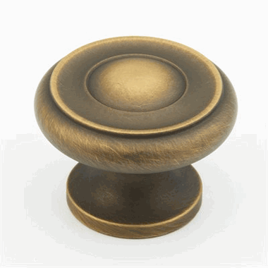 Colonial Beveled Round Cabinet and Furniture Knob