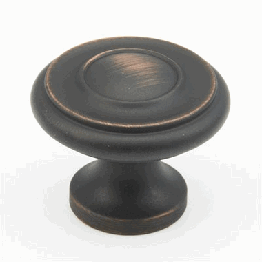 Colonial Beveled Round Cabinet and Furniture Knob