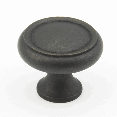 ##Antique Hardware## 1 1/4 Inch Country Style Round Cabinet & Furniture Knob