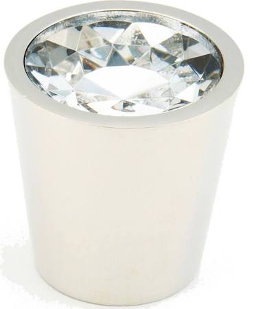 Diamond Stargaze Clear Crystal Cylinder Shape Cabinet & Furniture Knob