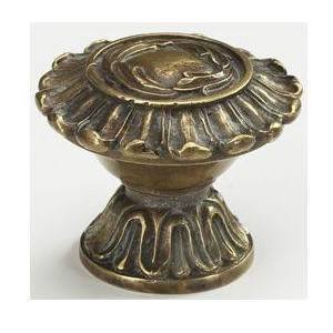Solid Brass Swans Symphony Round Cabinet & Furniture Knob