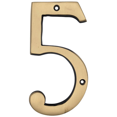 6 Inch Tall House Number 5