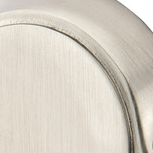 4 Inch Solid Brass Doorbell Button with Modern Rectangular Rosette