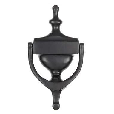 Antique Hardware 7 Inch (6 1/4 Inch c-c) Heritage Style Door Knocker (Flat Black Finish) Door Knockers
