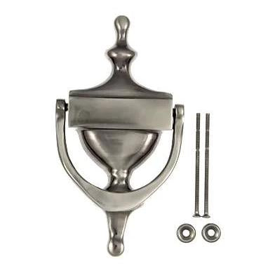 Antique Hardware 7 Inch (6 1/4 Inch c-c) Heritage Style Door Knocker (Antique Nickel) Door Knockers