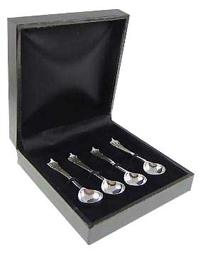 Set of 4 Sterling Silver Venice Pattern (Boxed)