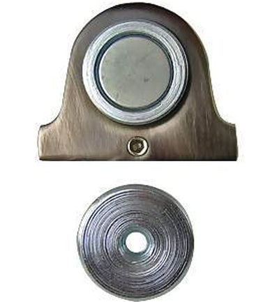 1 3/8 Inch Magnetic Dome Door Stop and Catch in Several Finishes
