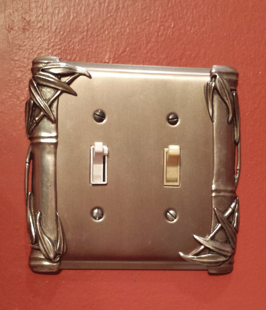 Bamboo Style Wall Plate (Bronze Rubbed Finish)