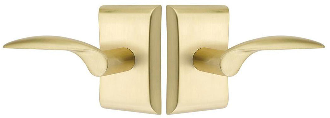 Emtek Solid Brass Mercury Lever With Neos Rosette (Several Finishes)