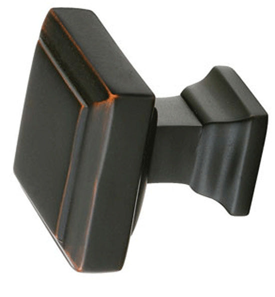 Emtek Solid Brass Geometric Square Cabinet & Furniture Knob