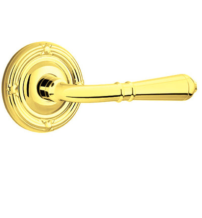 ##Antique Hardware## Emtek Solid Brass Turino Lever With Ribbon & Reed Rosette (Many Finishes Available)